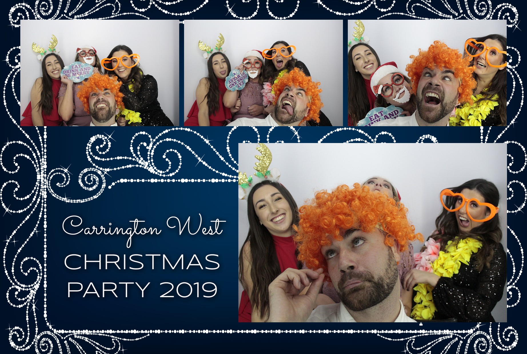 Carrington West Christmas Party 2019 | View more photos from the event at gallery.myphotoboothexperience.co.uk/u/MyPhotoBoothExperienceLtd/Carrington-West-Christmas-Party-2019